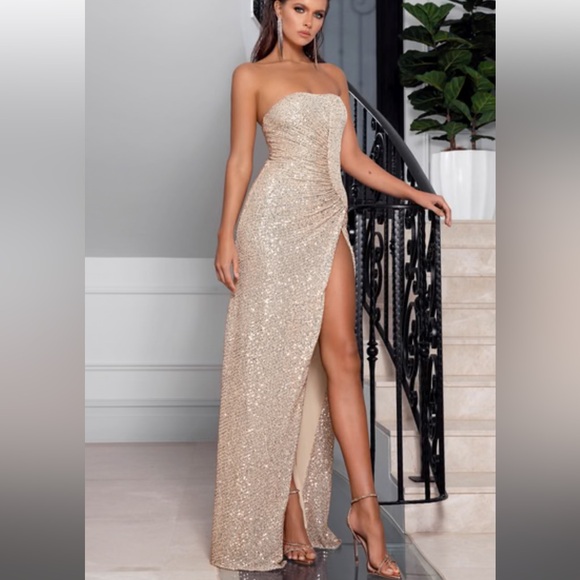 Abyss by Abby Pin Up Sequin Dress